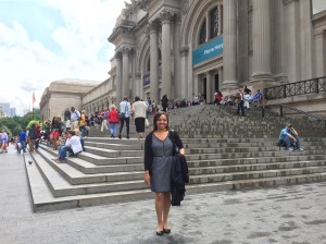 Outside of the Met